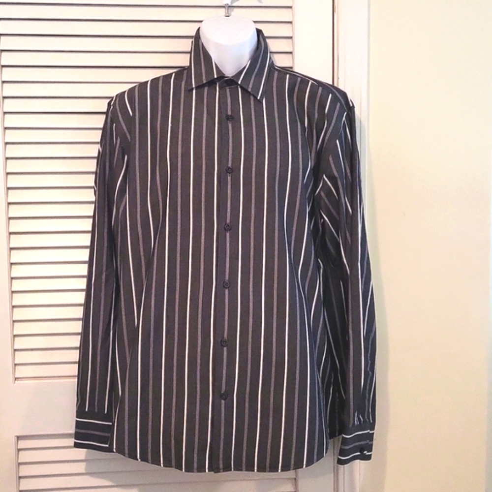 Gap Button Down Striped Shirt Size Large